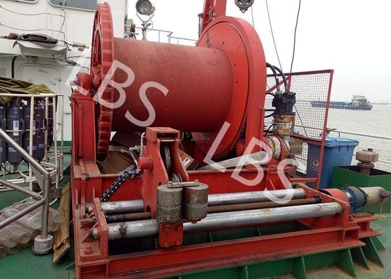 High Efficient 20 Ton Anchor Marine Electric Winch With Spooling Device