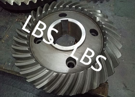 Steel Spiral Bevel Double Helical Gear Shaft Polishing Anodic Oxidation