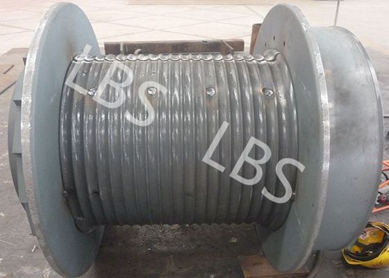 High Efficient Tower Crane Wire Rope Winch Drum Single Drum 220V