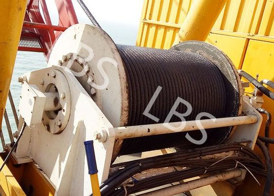 Low Noise Tower Crane Winch used in Offshore Oil Drilling Platform Crane Winch