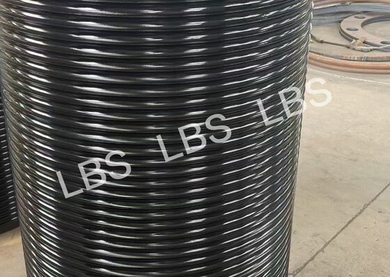 Lebus Groove Drum Ø702 Outer Diameter Length 1373mm Epoxy Zinc Rich Primer