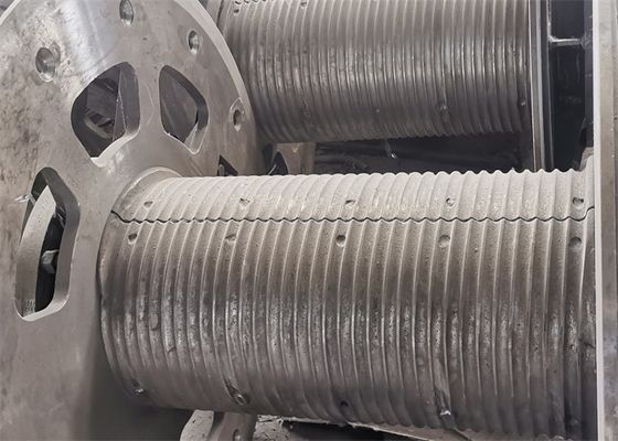 갈라진 분리할 수 있는 레뷔스 소매는 윈치 드럼을 용접했거나 볼트로 죄었습니다