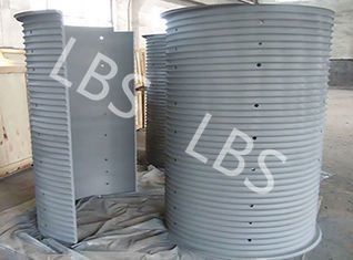 드럼, 탄소 또는 cusomer 필요조건이 쪼개지는 lebus에 의하여 흠을 팠습니다