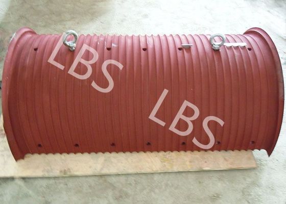 철사 밧줄 또는 Lebus 소매 강철 물자를 요구하는 케이블 게양 드럼