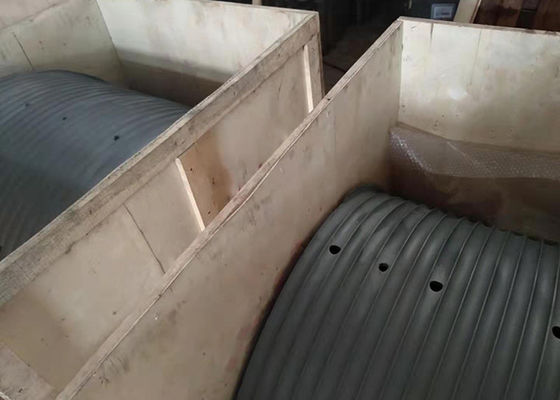 맞춤형 디자인 강철 호이스트 드럼 갈라진 장갑 철 로프 장갑